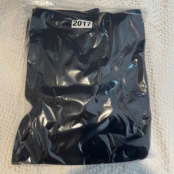 Vtg Y2k Edgy Romantic Renee Lauren HighSlit Black Skirt Built in Short S Minimal - Picture 12 of 12